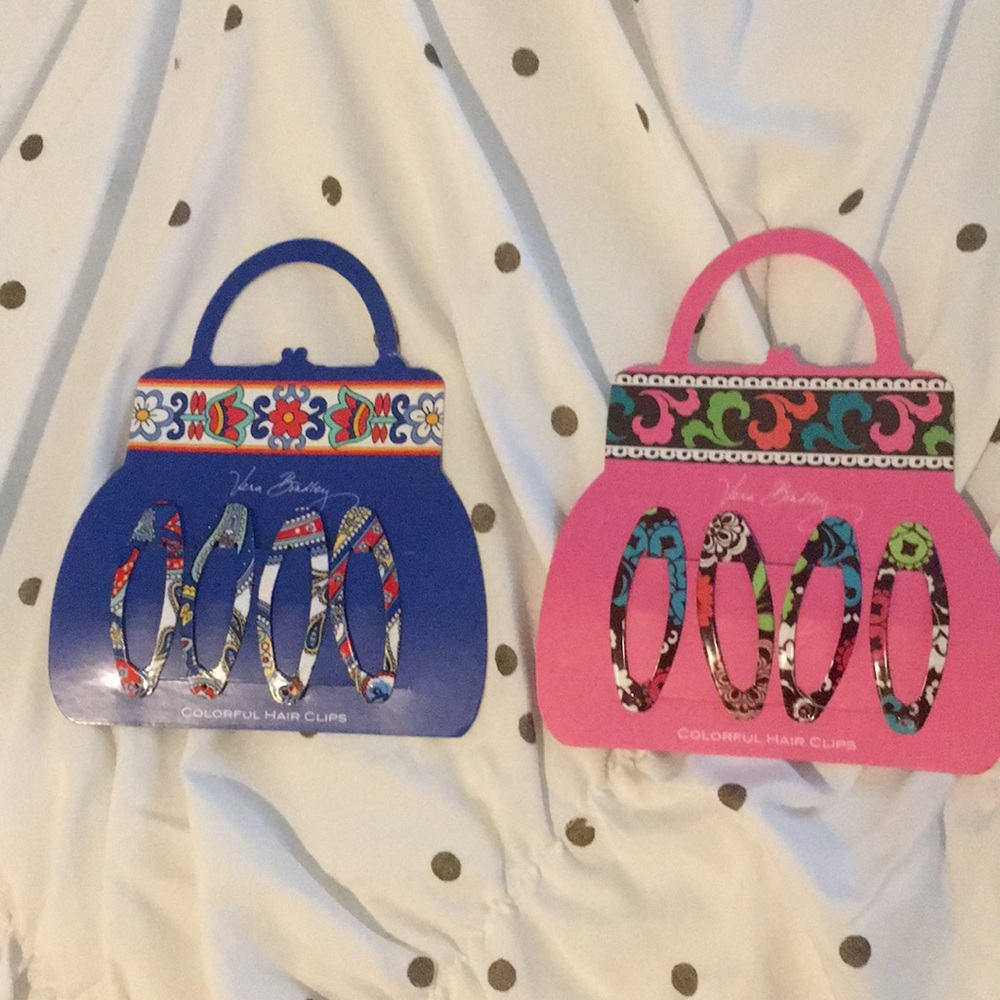 Vera Bradley hair clips